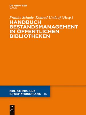 cover image of Handbuch Bestandsmanagement in Öffentlichen Bibliotheken